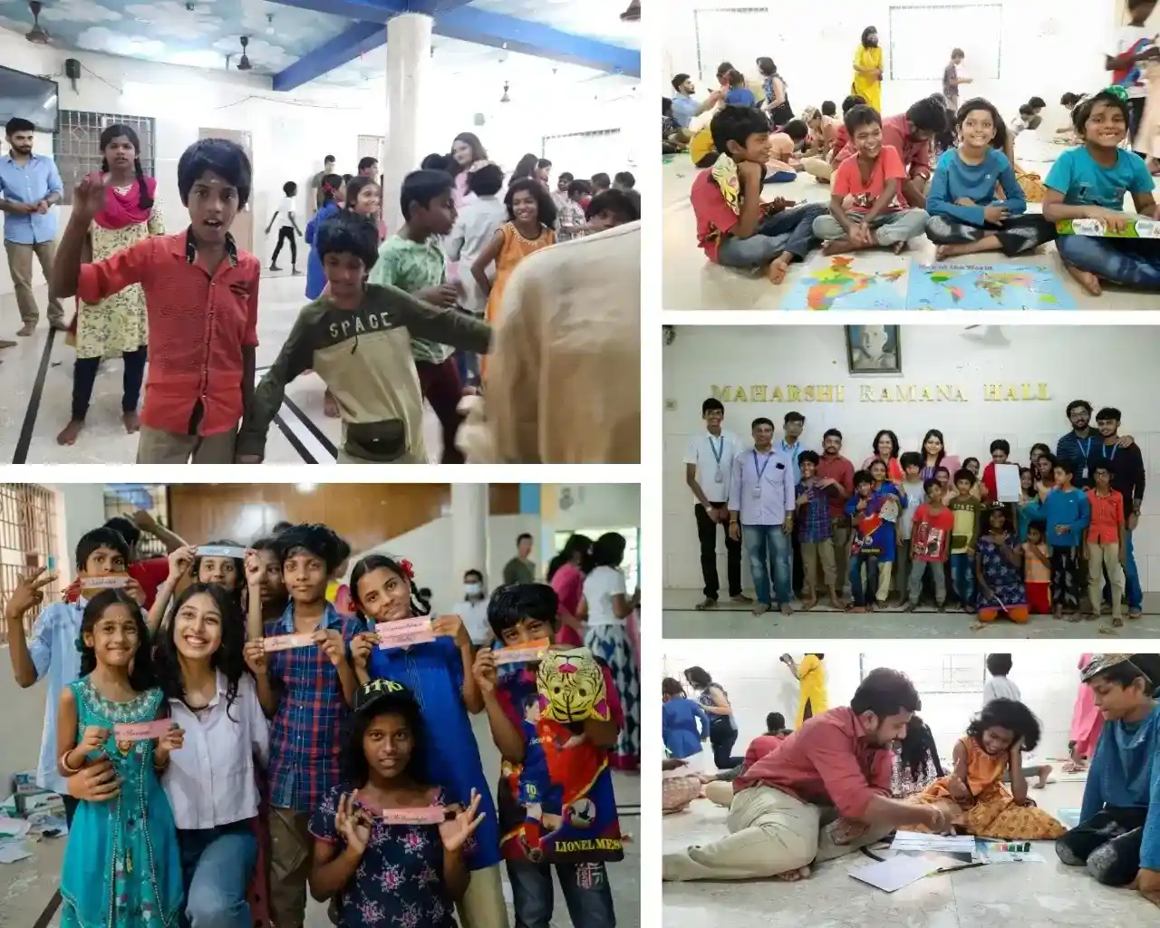 VIKASH PR SRMIST outreach helping orphans - 2022