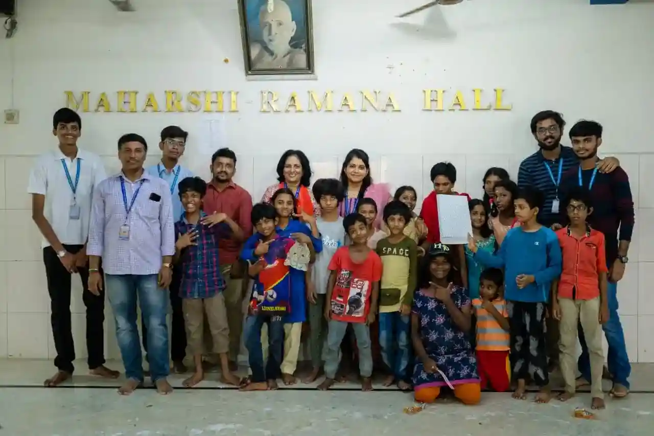 VIKASH PR SRMIST outreach helping orphans organizer - 2022